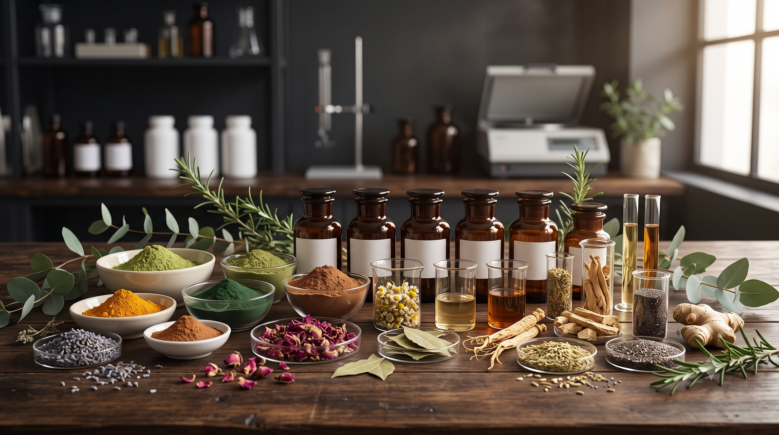 Herbal extracts and botanical powders
