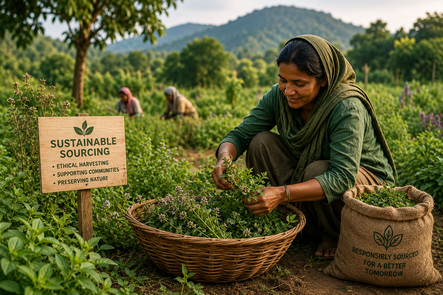 Sustainable botanical sourcing