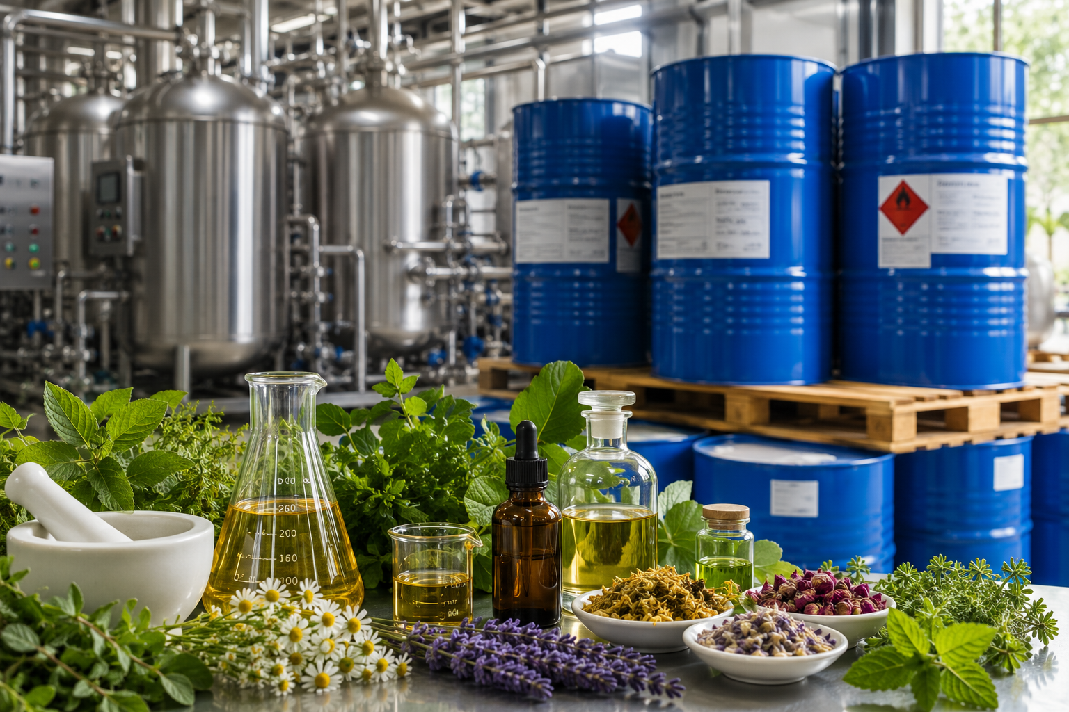 Harmony Mists quality control and botanical processing